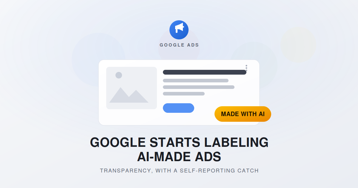 Google Will Now Tell You When an Ad Was Made With AI — But There's a Catch